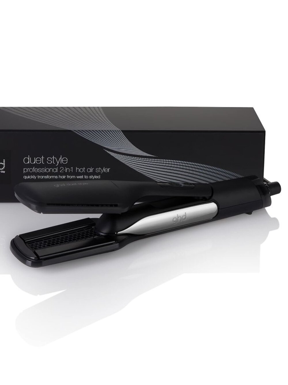 ghd Duet Style - 2-in-1 Flat Iron Hair Straightener + Hair Dryer, Hot Air Styler
